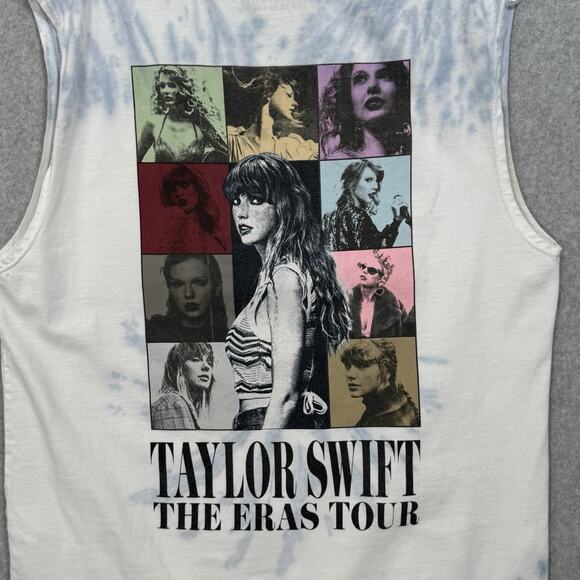 Taylor Swift The Eras Tour Shirt Tie Dye Tank Top Size M Official Merchandise - Picture 7 of 16